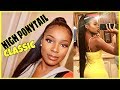 HOW TO: QUiCK & EASY HiGH PONYTAiL (NO GLUE)