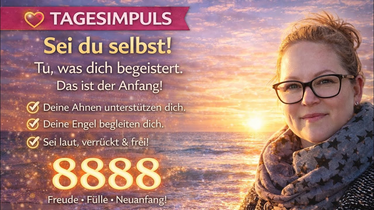 Tagesimpuls ☀️ Sei du selbst und tu was du liebst 💕 