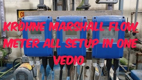Krohne Marshall Magnetic Flow Meter All Setup #flowmeter #instrument #trending #vairalvideo 