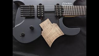 ギター hidedabi ZX-1 Headless Demo - YouTube