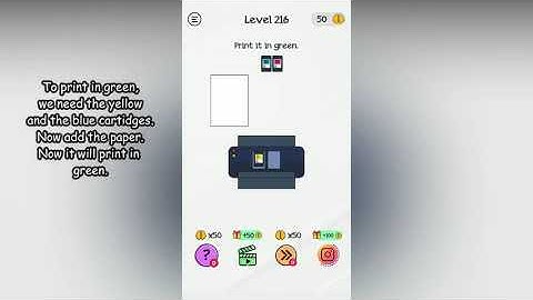 Braindom Level 216 Print it in green.