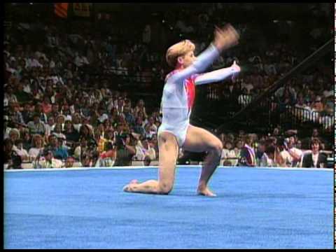 Amanda Borden - Floor Exercise - 1996 Olympic Tria...