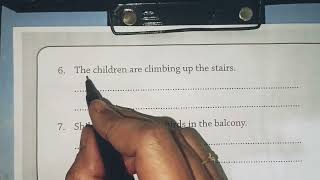 #tenses l Convert present continuous tense into past continuous tense and vice-versa l Worksheet