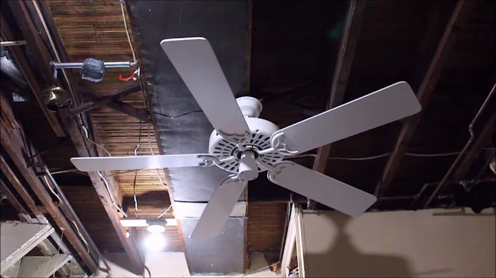eBay Demonstration Hunter Original 5 Blade Ceiling Fan from 2001