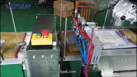 Automatic Empty Pouch Bag Paging Labeling Machine