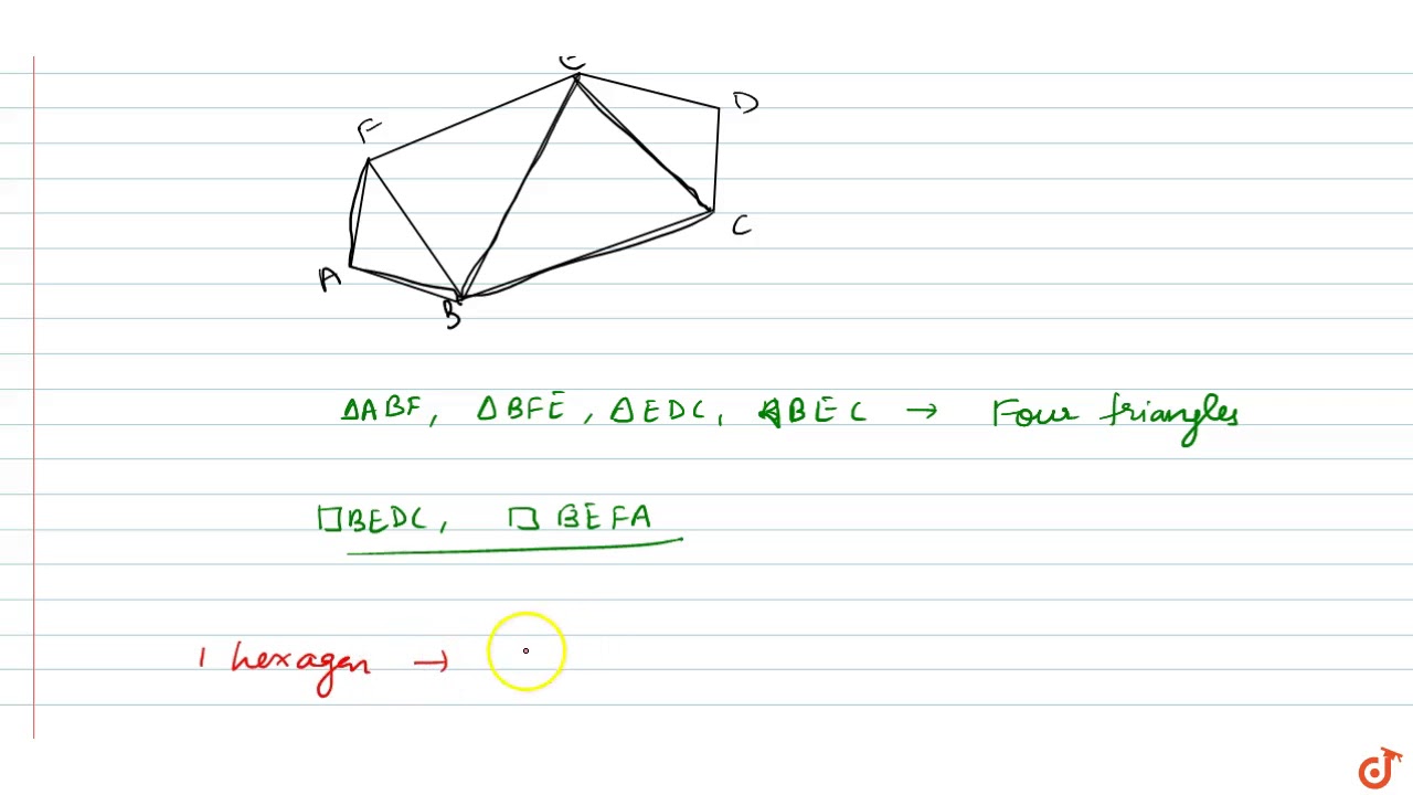 Prove That The Sum Of The Angles Of A Hexagon Is 720 Degree To Prove The Above Question Rajini