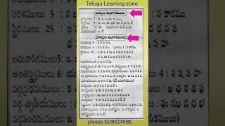 Achulu Hallulu Telugu Varnamala Telugu Language