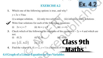Class 9th | Maths | Exercise 4.2(Que.2)