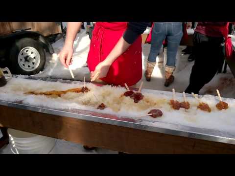 Maple Taffy / Maple Syrup Candy