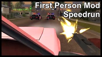 GTA:SA First Person Mod Speedrun | Easter Meme Run