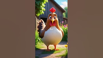 Hen with a Big nose.  #FunnyHen #cartoon #funny