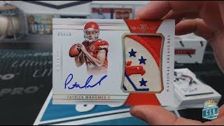 2017 Panini National Treasures Football 4 Box Case Break #10