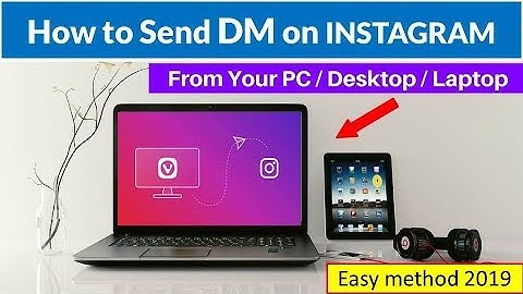 How to Send Messages on Instagram from PC || laptop and Computer 2019