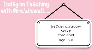 CLASSROOM SET UP Part 2 // Third grade 2023-2024 School Year