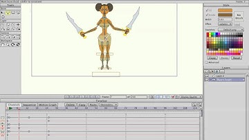 How to create a forward walk cycle in   Anime Studio Pro - MOHO Pro