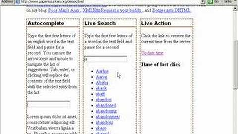 Ajax tutorials 5 Searching in Real Time with Live Searches