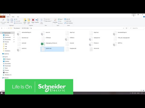 How to Extract System Logs from PM5560 Meter | Schneider Electric Support