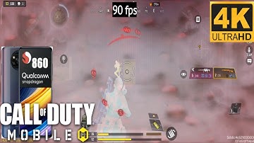 FIRST GAME CALL OF DUTY MOBILE SEASON 8 | POCO X3 PRO MIUI 12.5.4 GPU SETTING ENABLED (4K) 90 FPS