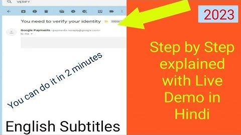 How to verify google AdSense account | Google AdSense identity verification | 2023