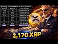 🚨 ¡SI TIENES 2,170 XRP, DEBES VER ESTE VIDEO! 🚨ACTUALIZACIÓN DE LA LISTA DE RICOS: ¡DATOS REVELADOS!