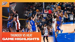 OKC Thunder vs Miami Heat | Game Highlights | March 8, 2024