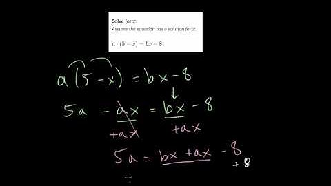 Linear Equations With Unknown Coefficients 1