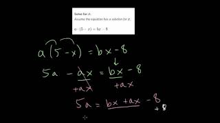 Linear Equations With Unknown Coefficients 1
