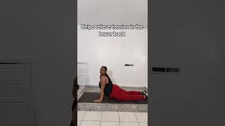 Cobra Stretch | Beginner Back &amp; Core Stretch at Home #workoutathome #quickexercise #stretch