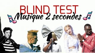 Blind test musique toutes générations 2 secondes #2