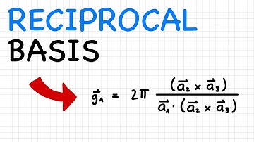 🇬🇧 Reciprocal Lattice Basis Vectors (Explained) | Solid State Physics