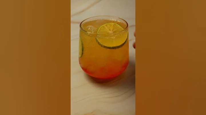 Sunrise Mocktail Recipe | Easy 3-Ingredient Summer Drink | Aesthetic Layered Mocktail #mocktails