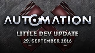 Little Dev Update: 29. September 2016