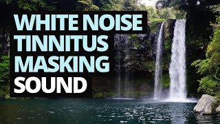 White Noise For Tinnitus Masking | 10 HOUR Waterfall Sound Therapy