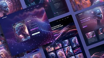 Midjourney Web Design - Depth Animation and Prototyping
