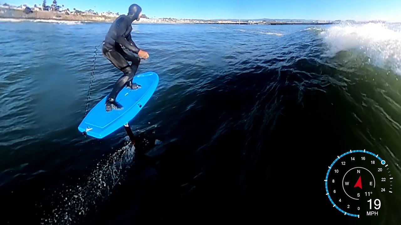 VR 360° Foil Surfing Video - Clayisland