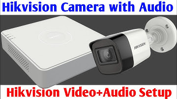 Hikvision Best Inbulit mic camera full setup with Dvr