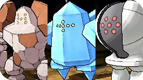 Pokémon Omega Ruby & Alpha Sapphire - Regirock, Regice & Registeel Location and Battle (HQ)