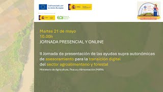 II Jornada de presentación. Ayudas supra autonómicas de asesoramiento para la transición digital