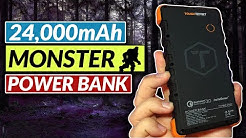 24000mah Solar Power Bank | ToughTested Bigfoot Power Bank