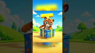 🎁 ABC Surprise Box | Learn Letters S T U for Kids ☀️🐯☂️#shorts #abc #alphabet #abcsong #toddlersongs