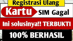 REGISTRASI KARTU SIM GAGAL?? SOLUSI & CARA MENGATASINYA AGAR BERHASIL 100% - Durasi: 3.38. 