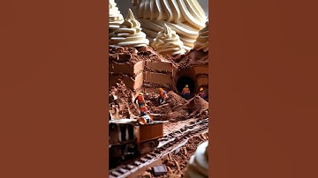 chocolate train video #shorts #short #shortsvideo #trending #viralshorts #video #ai #cute #funny