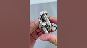 Separating two bolts, easy or impossible?#Puzzles #IQ #iqtest