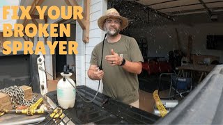 Garden Sprayer Troubleshooting and Repair