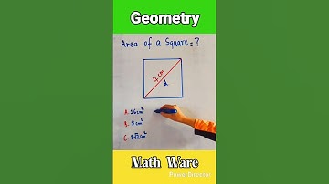 How to Find The Area of a square #shorts #maths #geometry