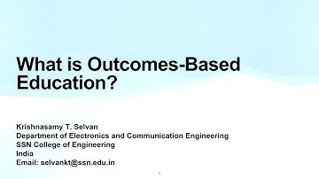What is outcomes-based education?