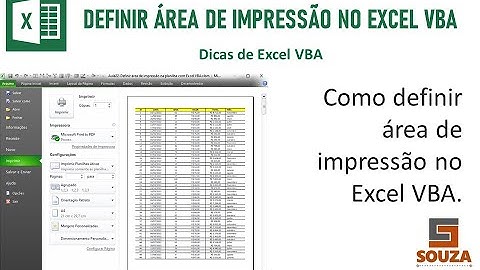 Definir área de impressão na planilha com Excel VBA - #22
