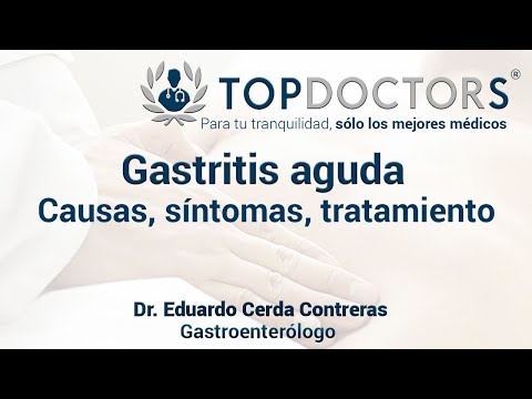 Vídeo: Gastritis Hemorrágica: Síntomas, Dieta, Tratamiento