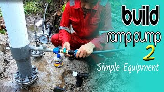 Build a hydraulic pump (edition 2), ram pump build | Simple equipment (Full Movie)