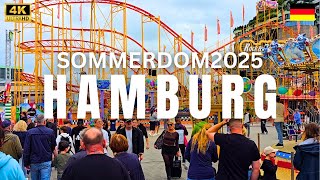 Sommerdom 2025 Hamburg 🎡 | Full 4K 60FPS Walking Tour – Germany’s Biggest Summer Festival